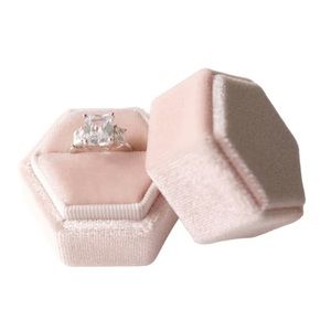 NWT blush pink ring box